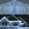 Christmas Icicle Lights Outdoor, 360 LED 29.5ft 8 Modes Fairy Icicle String Lights with 60 Drops, Led Christmas Twinkle Lights for Holiday, Party, Wedding, Eaves, Christmas Decorations (White)